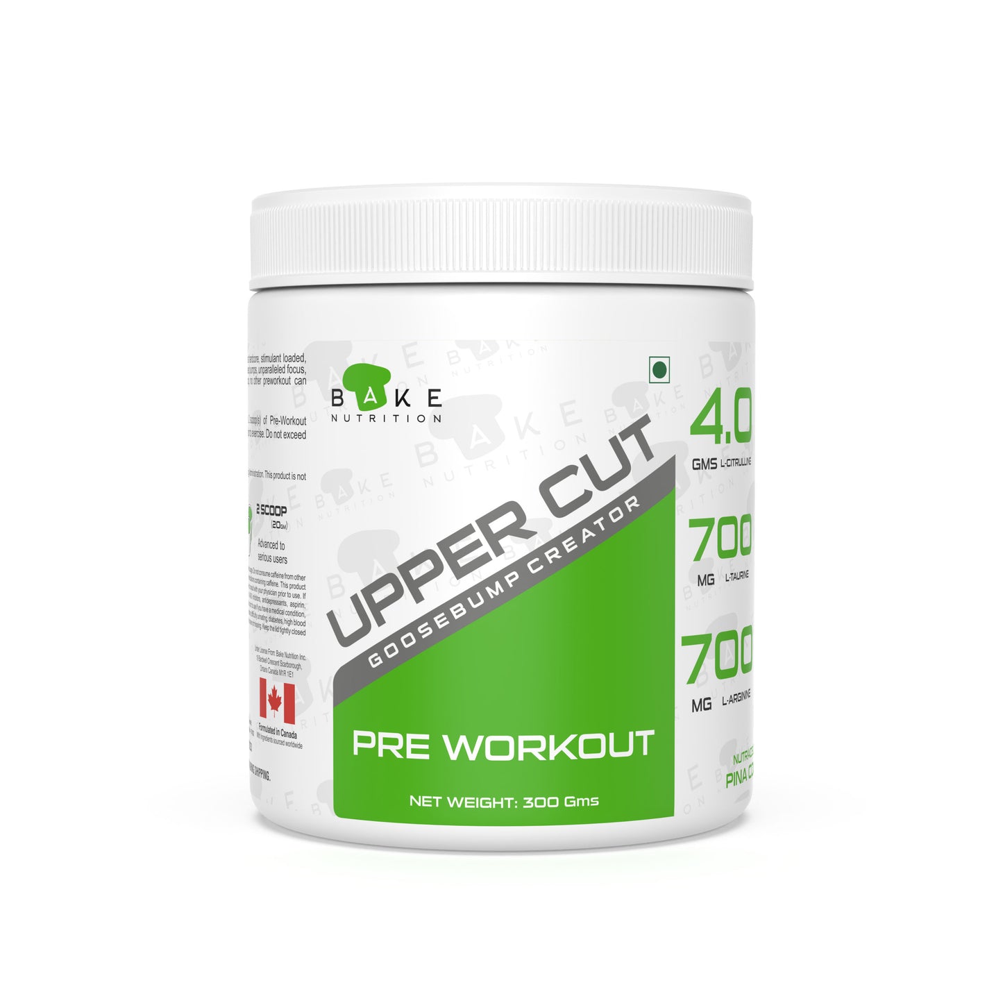 Bake Nutrition Uppercut Pre Workout