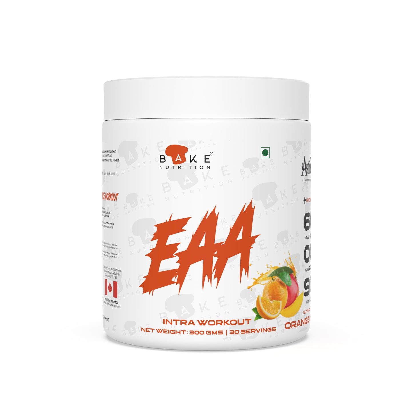 BAKE NUTRITION EAA | ESSENTIAL AMINO ACIDS | BLEND OF 9 EAA'S | WITH ADDED ASTRAGIN & HYDRATION