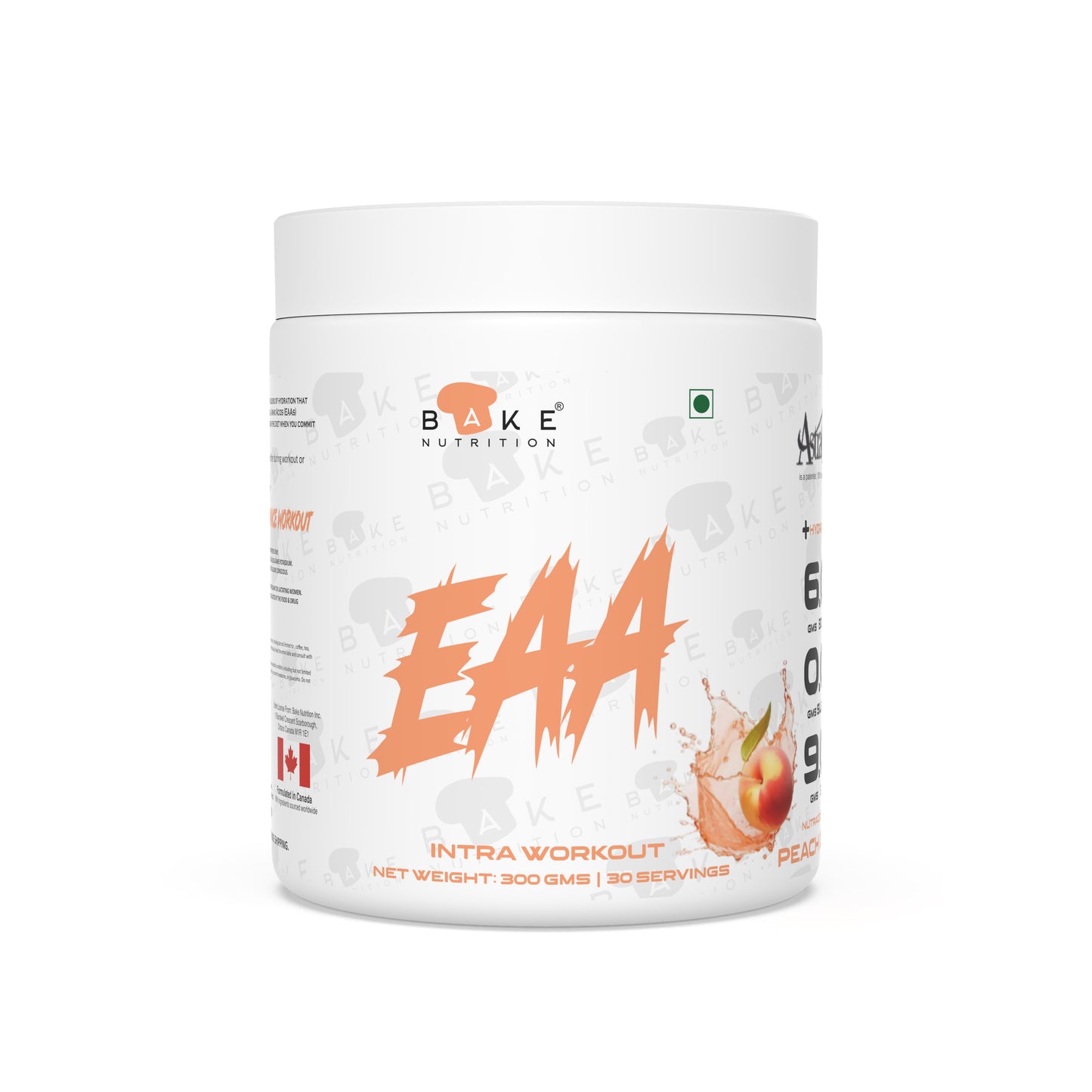 BAKE NUTRITION EAA | ESSENTIAL AMINO ACIDS | BLEND OF 9 EAA'S | WITH ADDED ASTRAGIN & HYDRATION