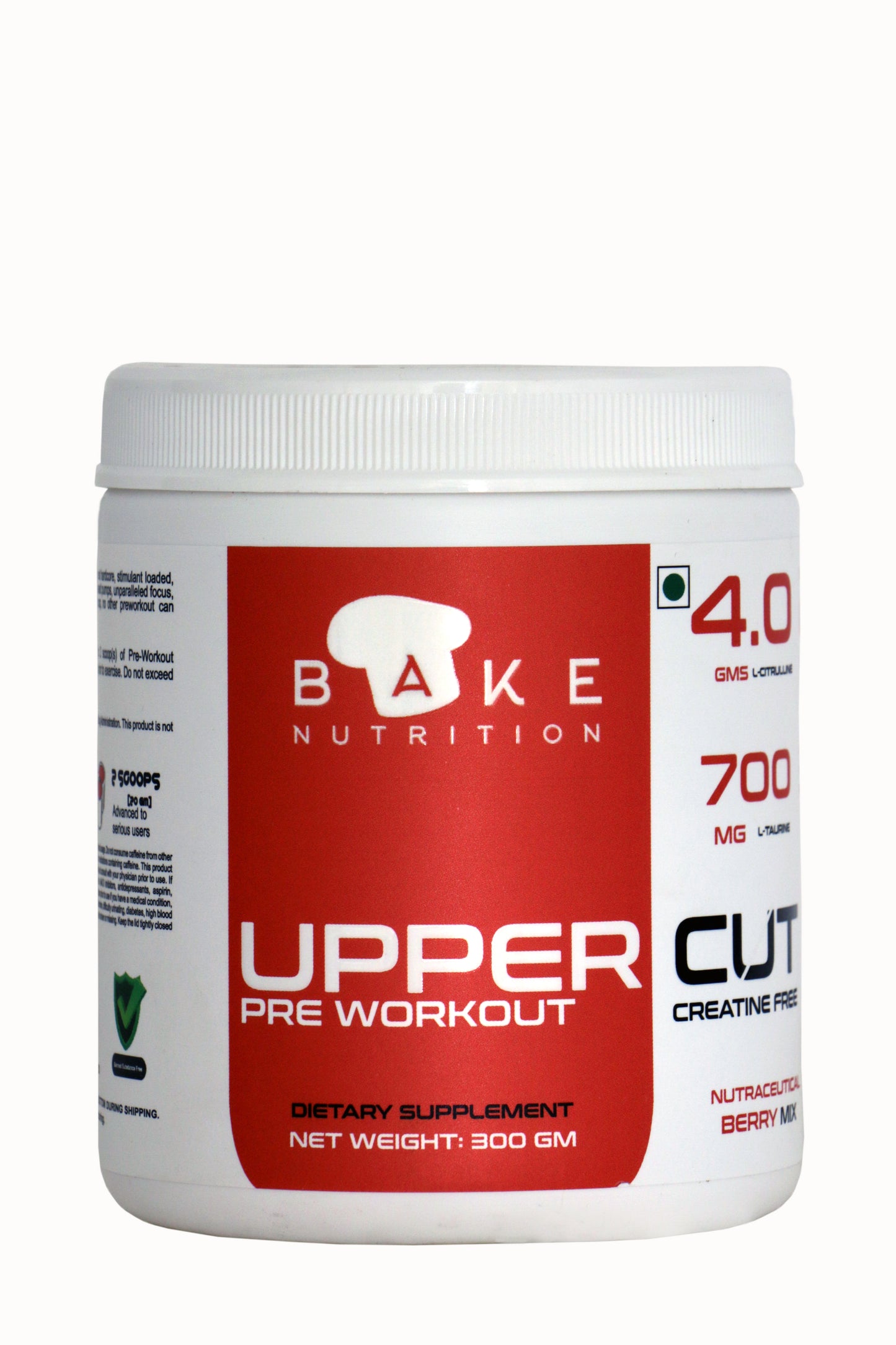 Bake Nutrition Uppercut Pre Workout