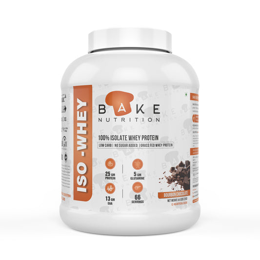 Bake Nutrition 100% Isolate Whey Protein Grass fed Protein