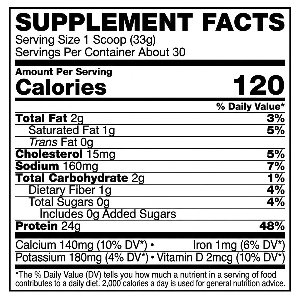 Nutrition Facts - KAIOKEN  HIGH STIM PRE WORKOUT